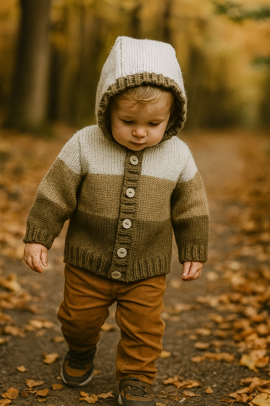 Charming gender neutral Baby Hooded Jacket: Soft and Snug for Every Adventure