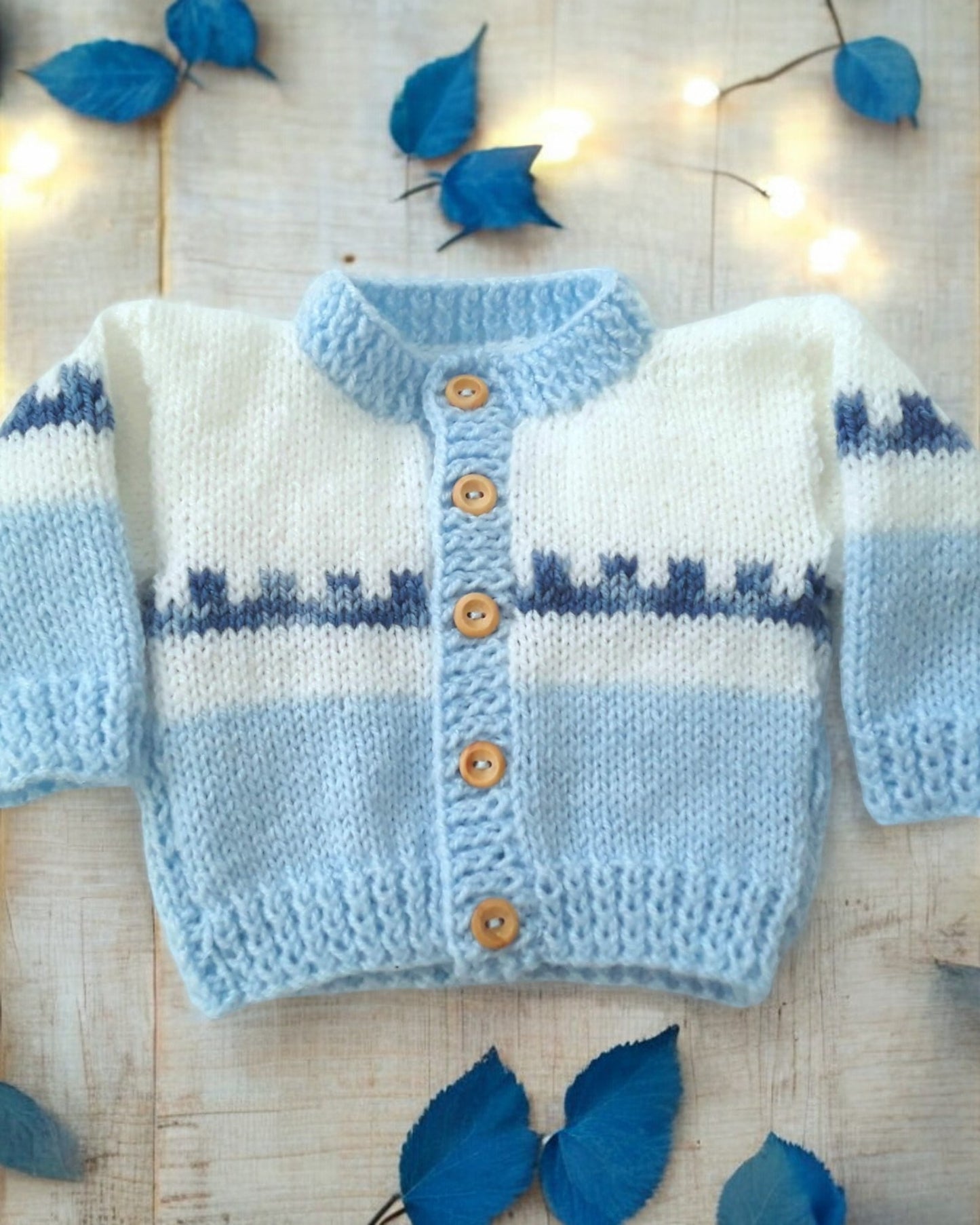 fairisle baby cardigan