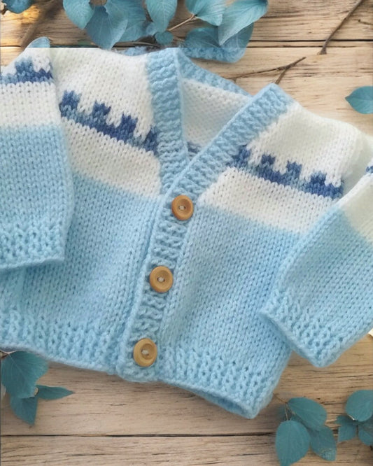 fairisle baby cardigan