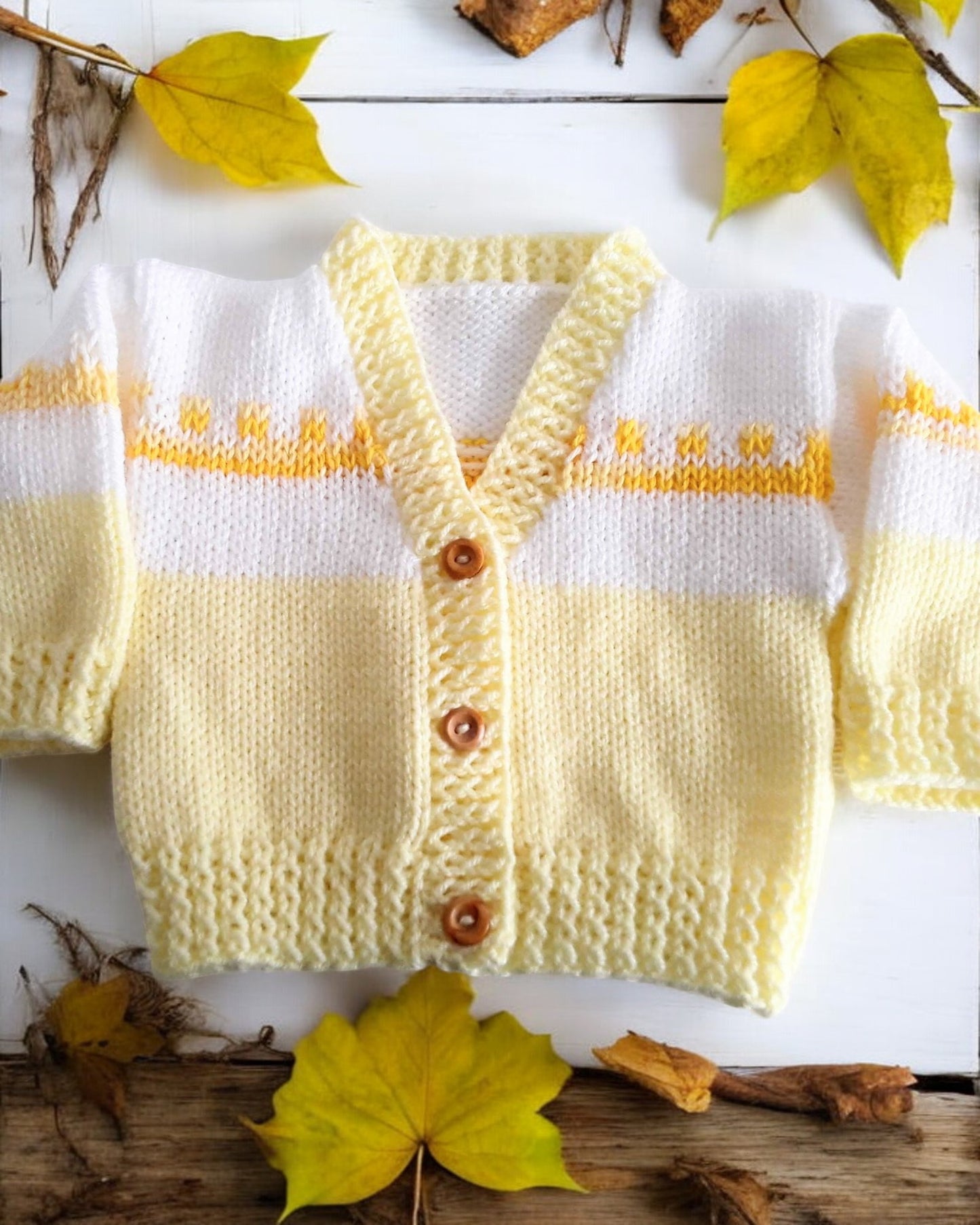 fairisle baby cardigan