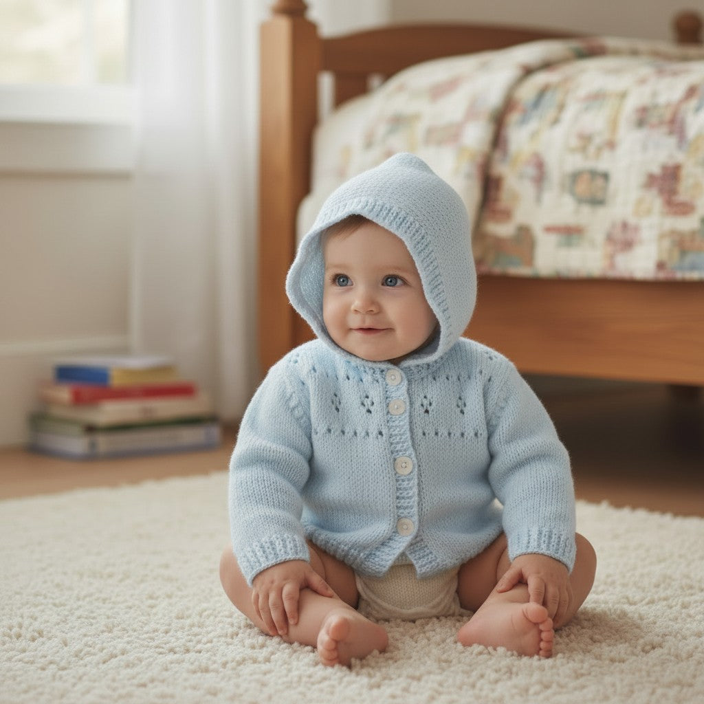 Unisex knitted hoodie