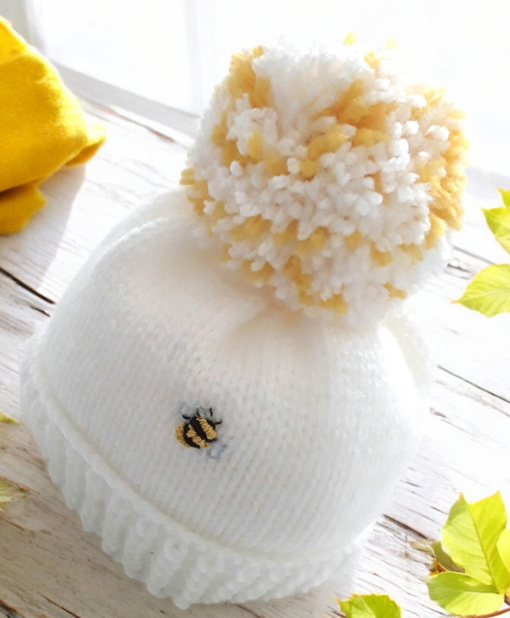 Pom Pom Baby Beanie
