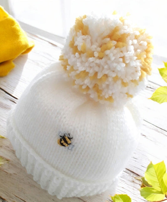 Pom Pom Baby Beanie