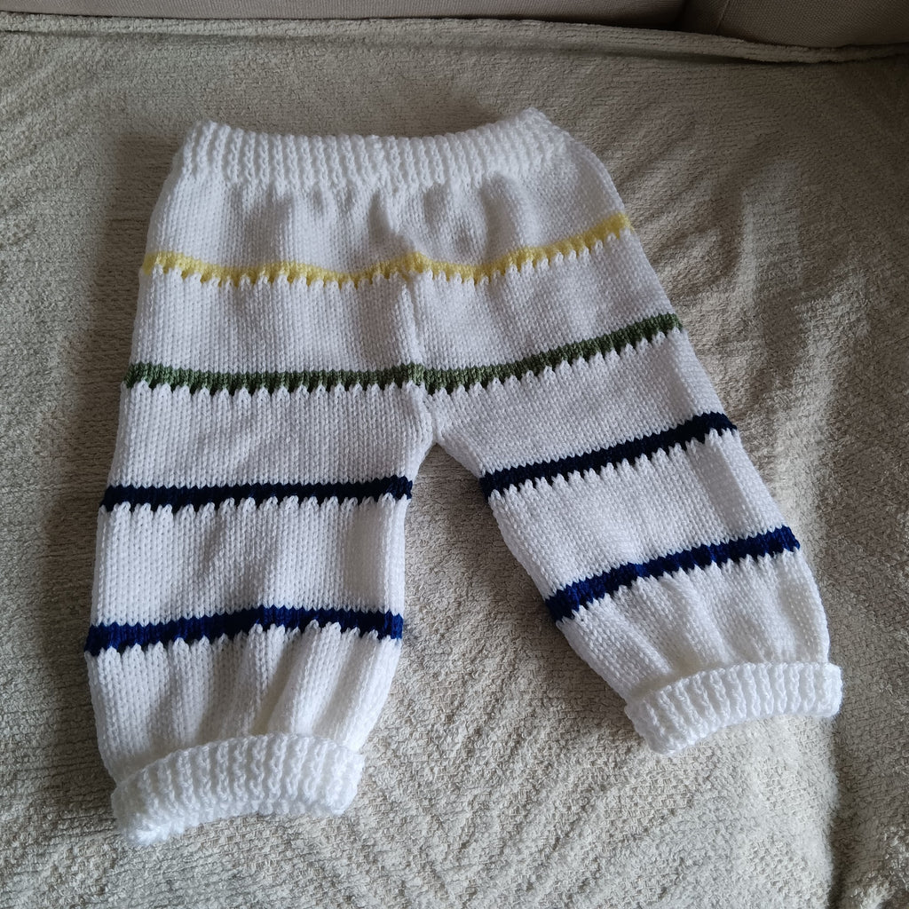 Gender Neutral baby leggings, knitted to match any outfit