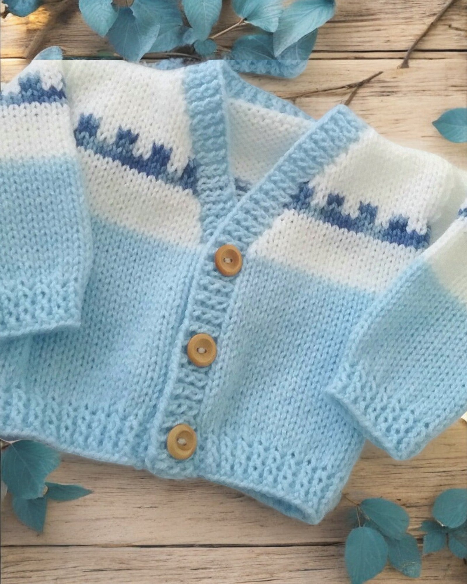 fairisle baby cardigan