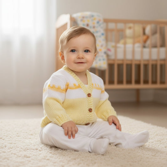 fairisle baby cardigan