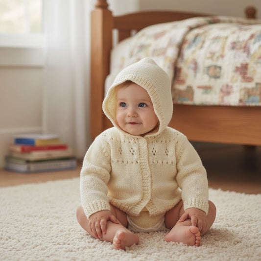 Unisex knitted hoodie