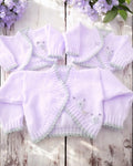 pastel coloured Girls Bolero-Style Cardigan with Stunning Hand-Stitched Embroidery