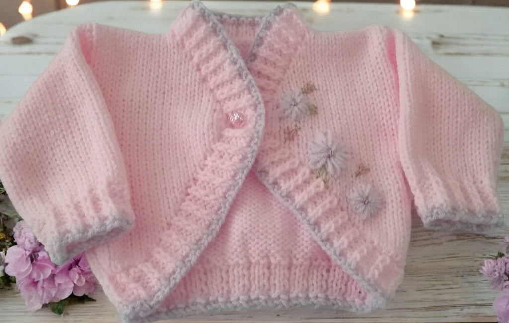Delicate Embroidered Bolero Jacket for Girls: Stylish and Cozy