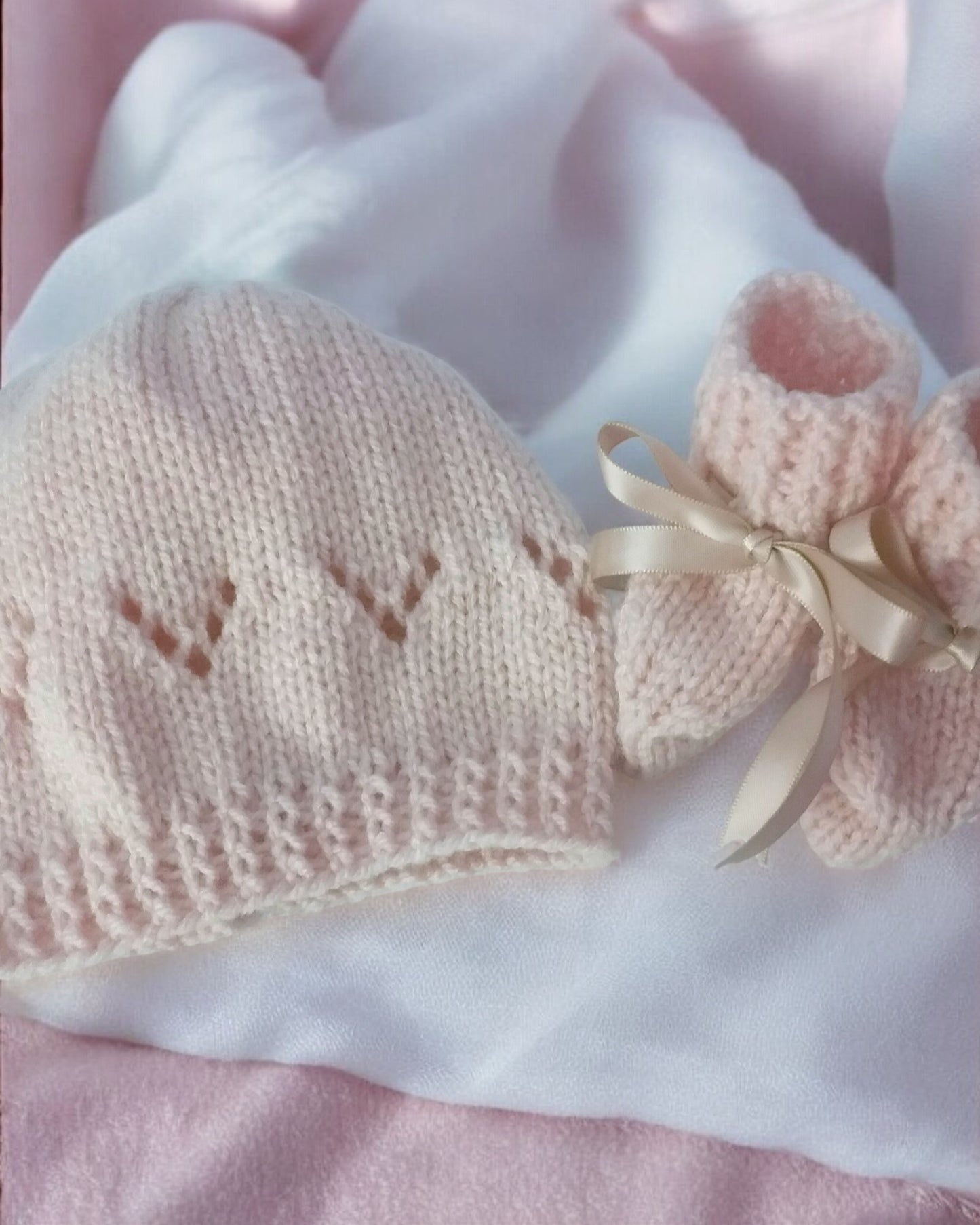 Adorable Knitted Baby Cardigan with traditional design and V neck - Perfect for Little Ones!