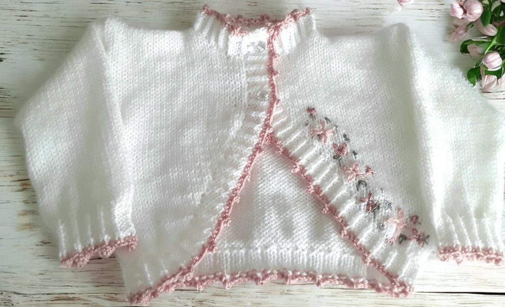 Delicate Embroidered Bolero Jacket for Girls: Stylish and Cozy